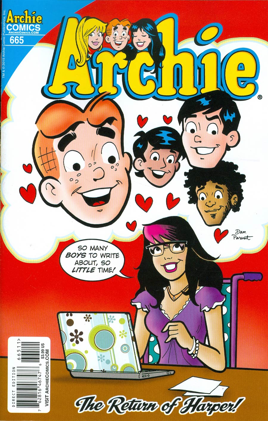 Archie #665 Cover A Regular Dan Parent Cover