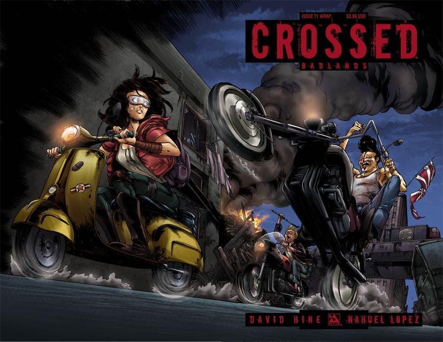 Crossed Badlands #71 Cover B Wraparound Cover