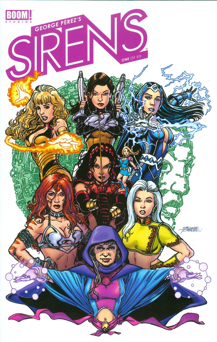 George Perezs Sirens #1 Cover F Baltimore Comic-Con Exclusive George Perez Variant Cover