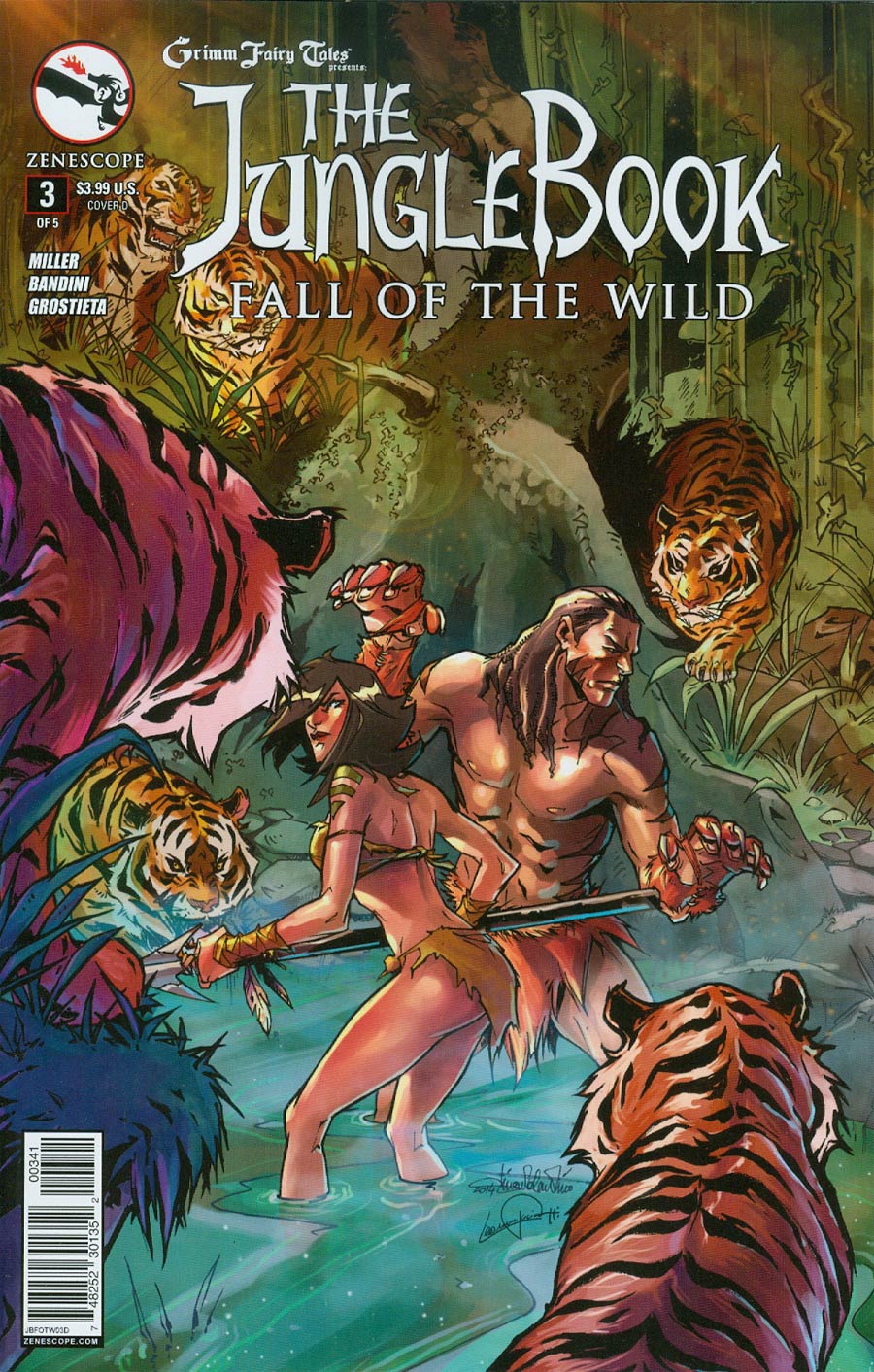 Grimm Fairy Tales Presents Jungle Book Fall Of The Wild #3 Cover D Tina Valentino