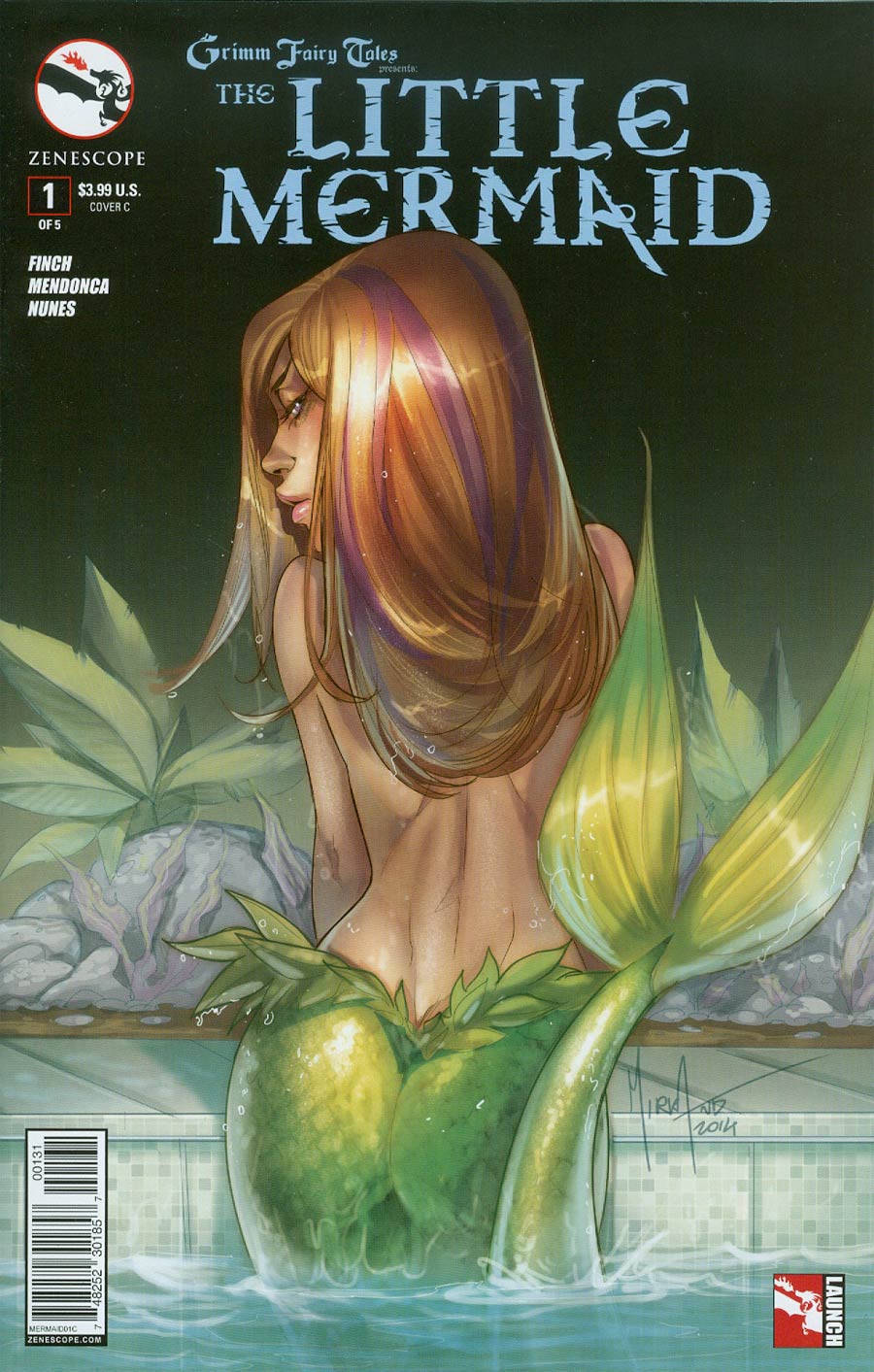 Grimm Fairy Tales Presents Little Mermaid #1 Cover C Variant Mirka Andolfo Cover