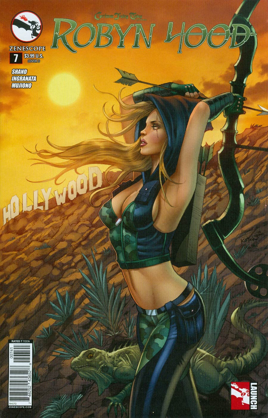 Grimm Fairy Tales Presents Robyn Hood Vol 2 #7 Cover D Alex Kotkin Hollywood