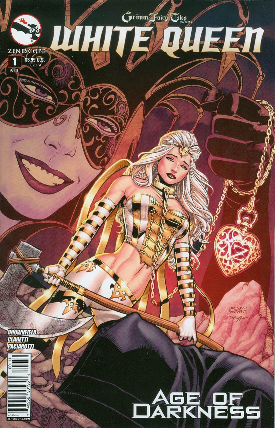 Grimm Fairy Tales Presents White Queen #1 Cover A Sean Chen (Age Of Darkness Tie-In)