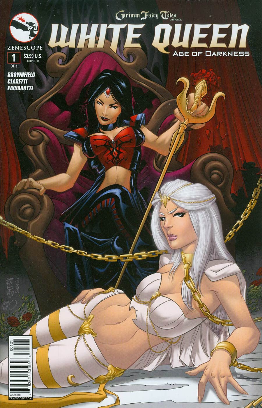 Grimm Fairy Tales Presents White Queen #1 Cover B Giuseppe Cafaro (Age Of Darkness Tie-In)