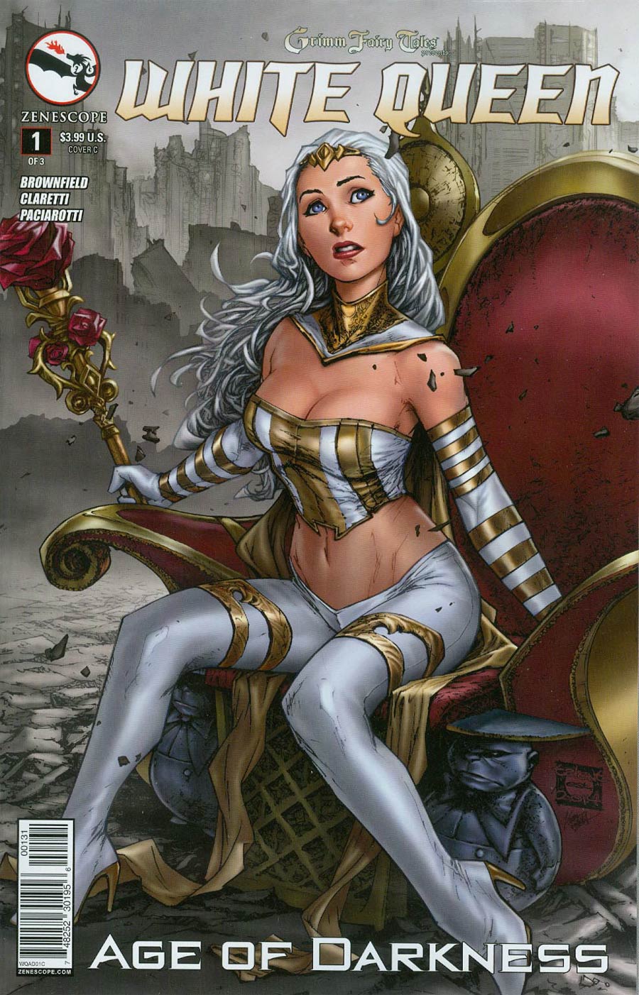 Grimm Fairy Tales Presents White Queen #1 Cover C Talent Caldwell (Age Of Darkness Tie-In)