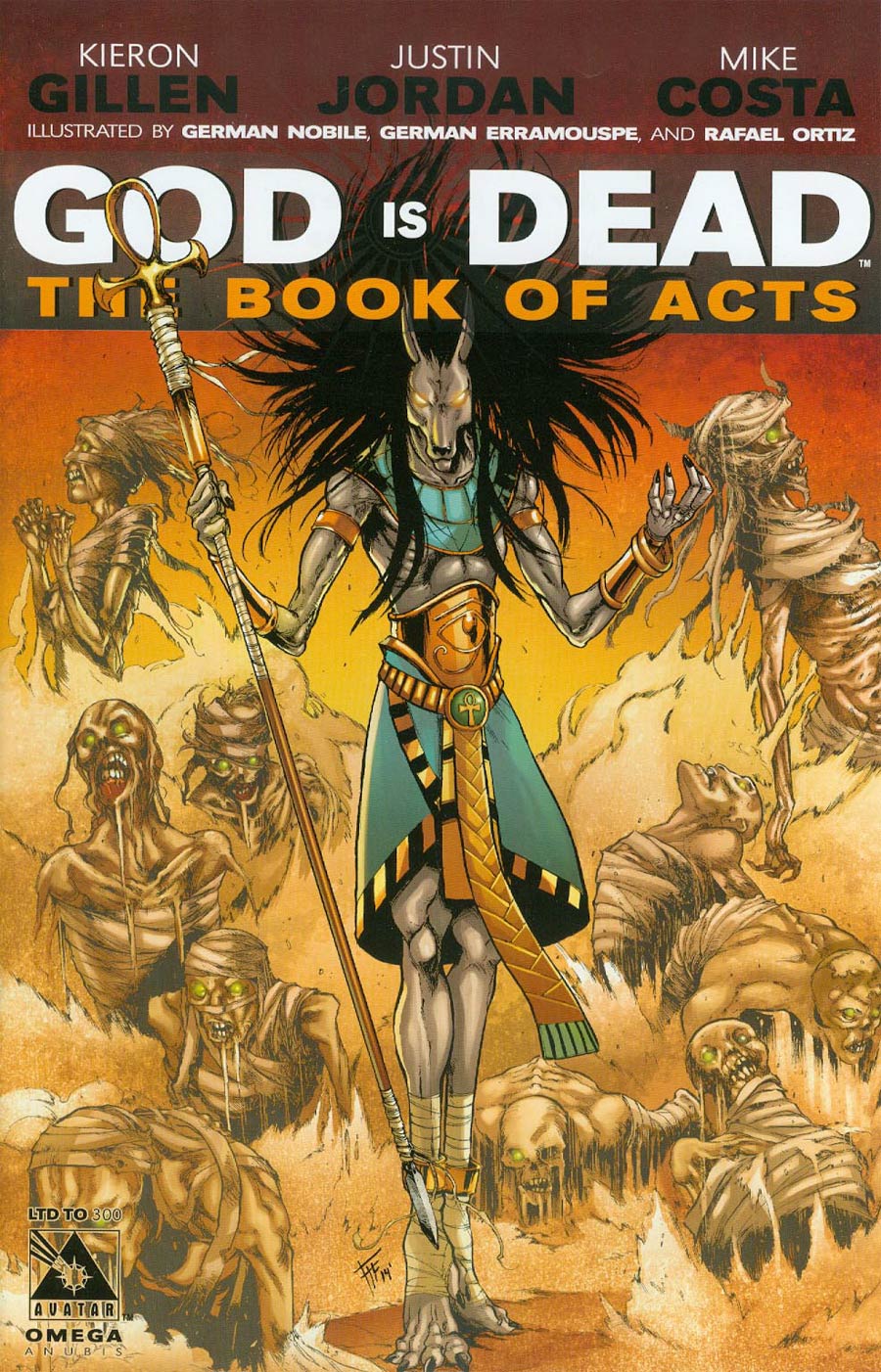 God Is Dead Book Of Acts Omega Cover G Anubis Cover
