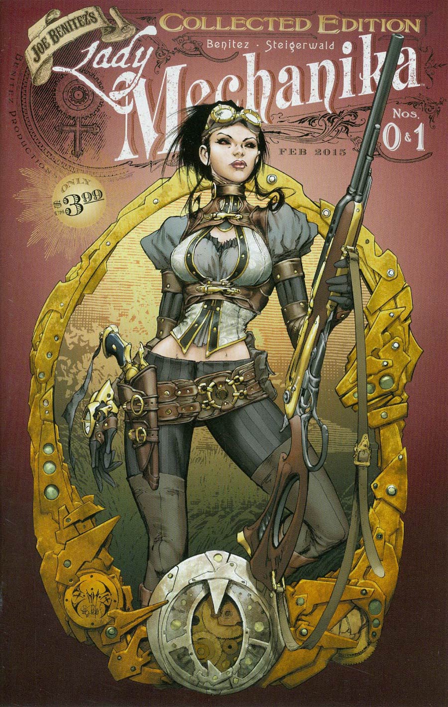 Lady Mechanika Collected Edition #0 & #1 Cover A Regular Joe Benitez Cover