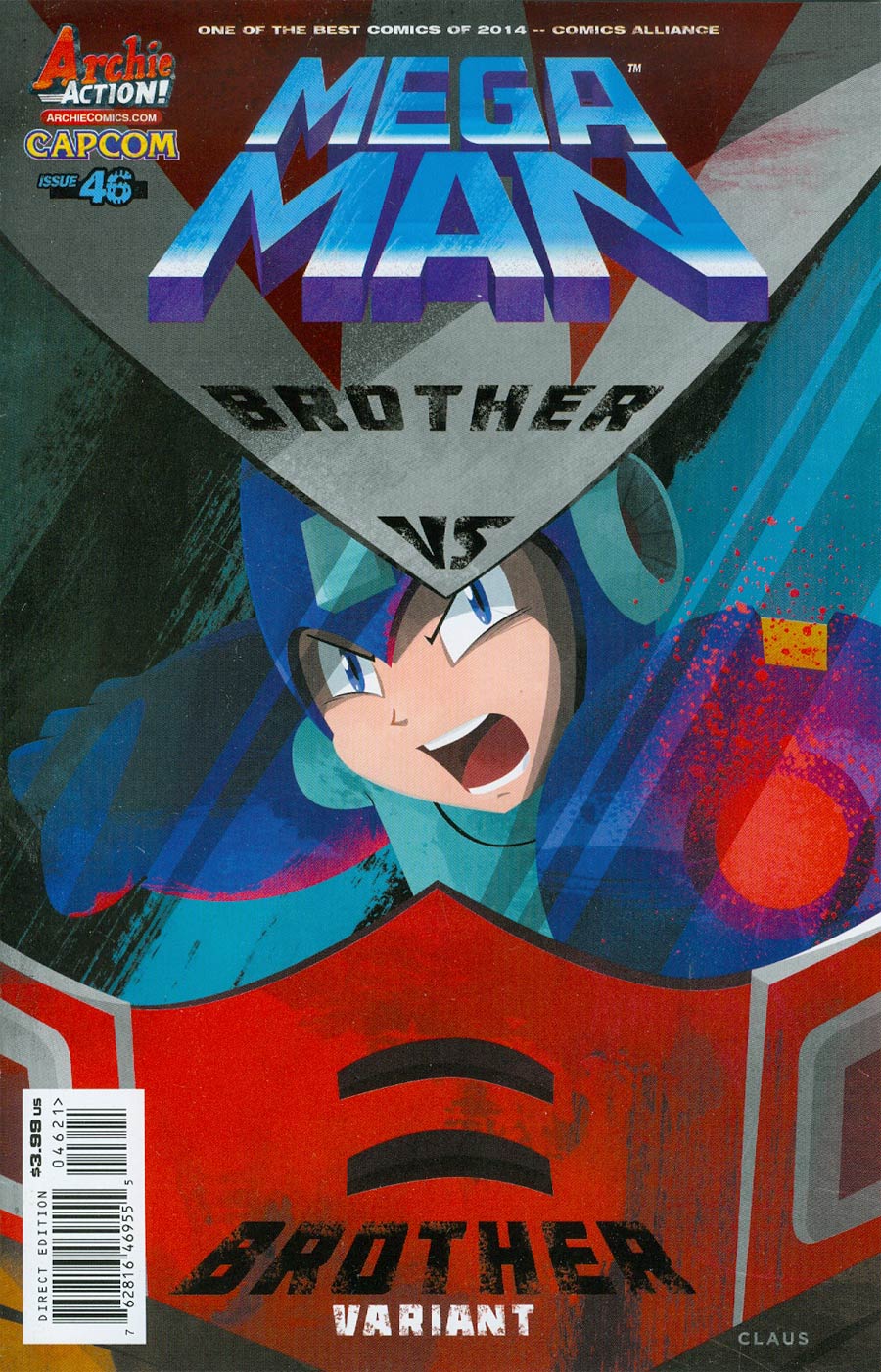 Mega Man Vol 2 #46 Cover B Variant Brother vs Brother Cover