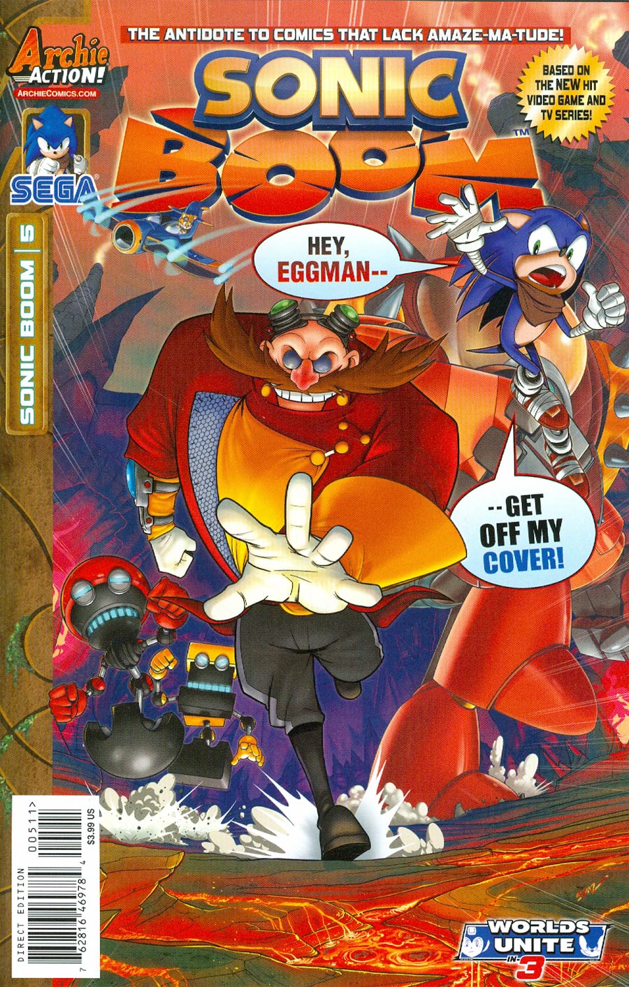 Sonic Boom #5 Cover A Regular Patrick Spaz Spaziante Cover