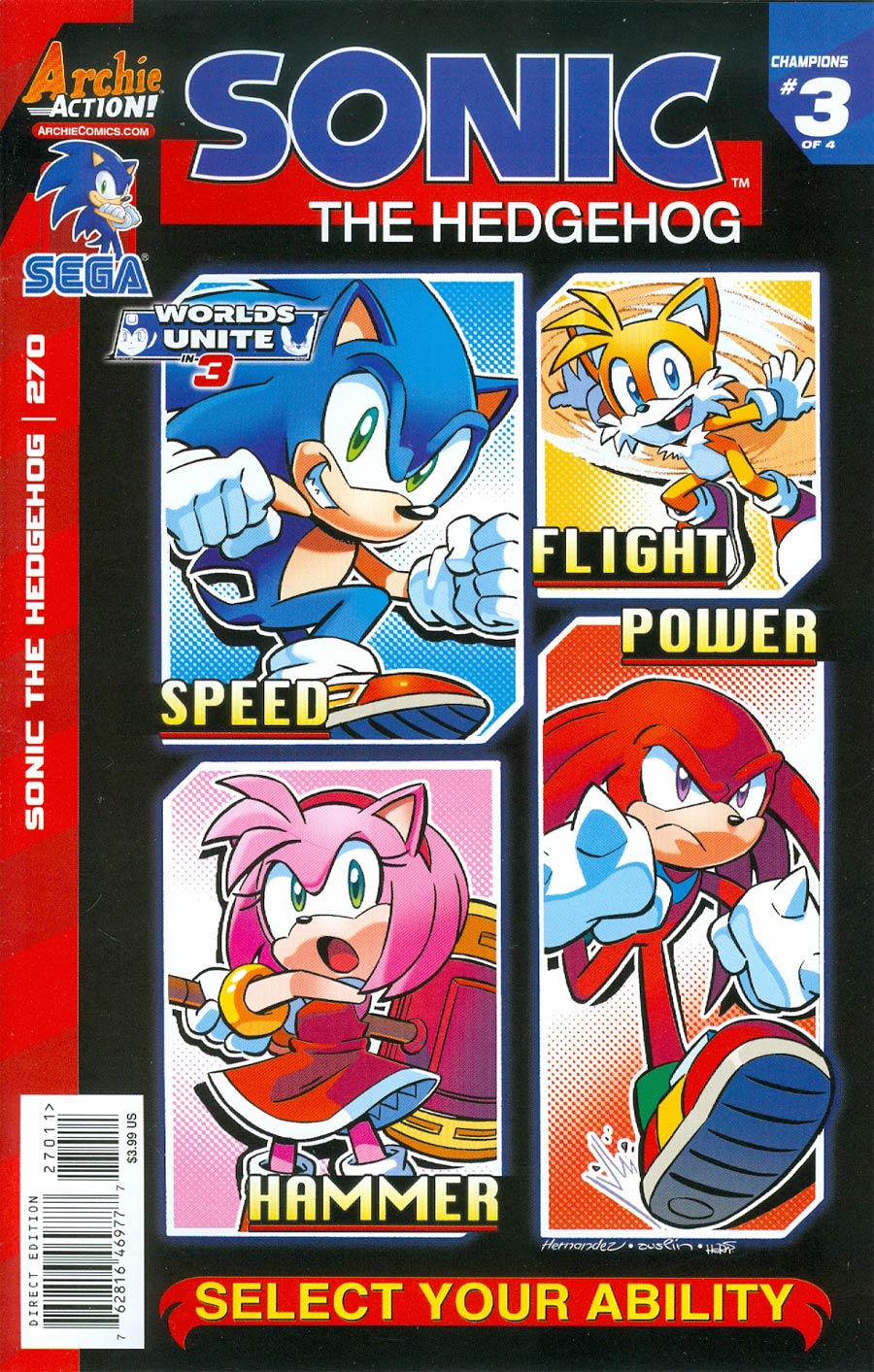 Sonic The Hedgehog Vol 2 #270 Cover A Regular Terry Austin Cover