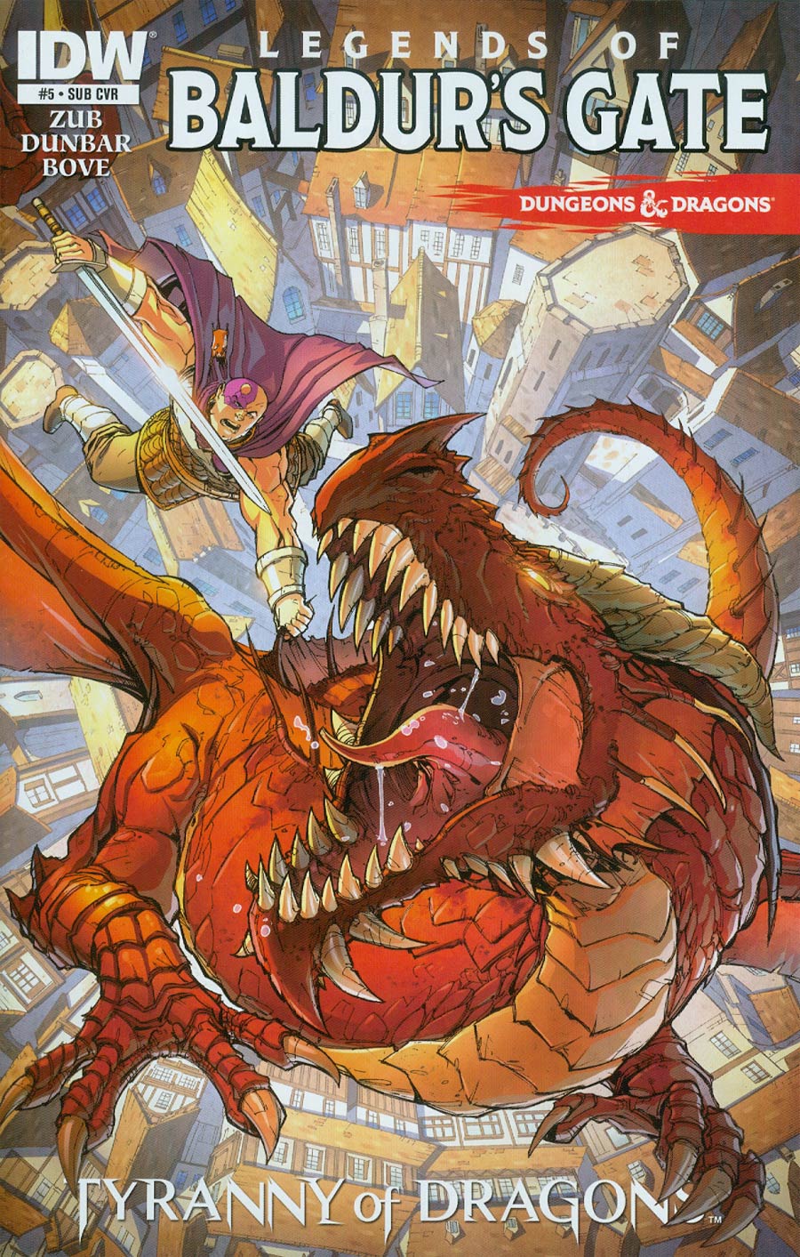 Dungeons & Dragons Legends Of Baldurs Gate #5 Cover B Variant Max Dunbar Subscription Cover
