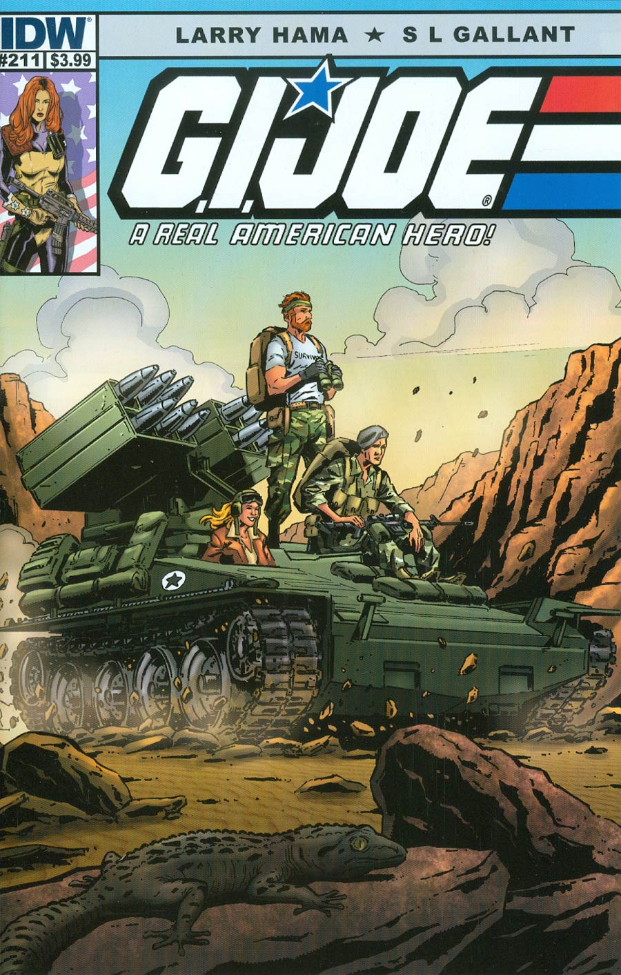 GI Joe A Real American Hero #211 Cover A Regular SL Gallant Cover