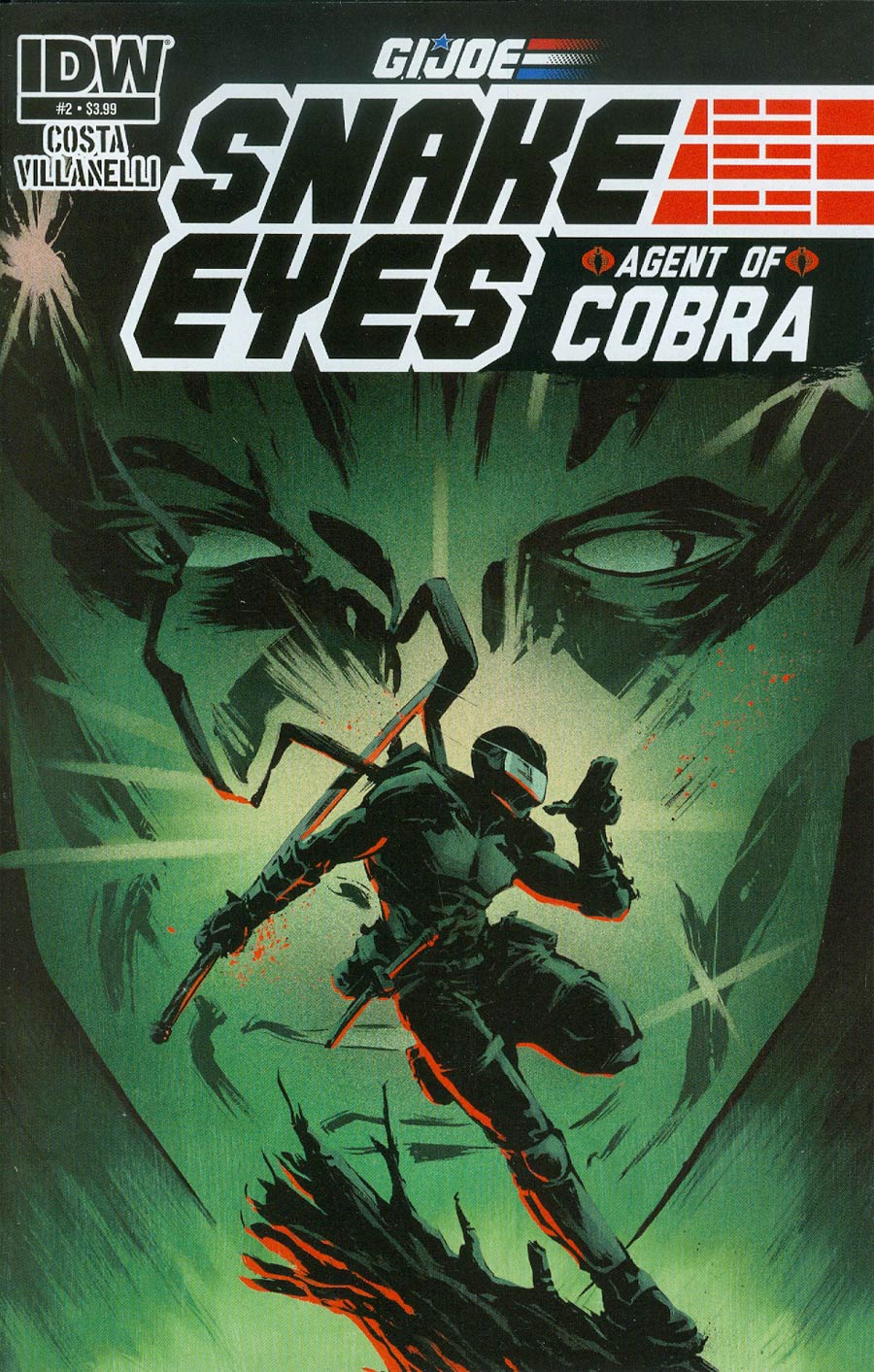 GI Joe Snake Eyes Agent Of Cobra #2 Cover A Regular Paolo Villanelli Cover