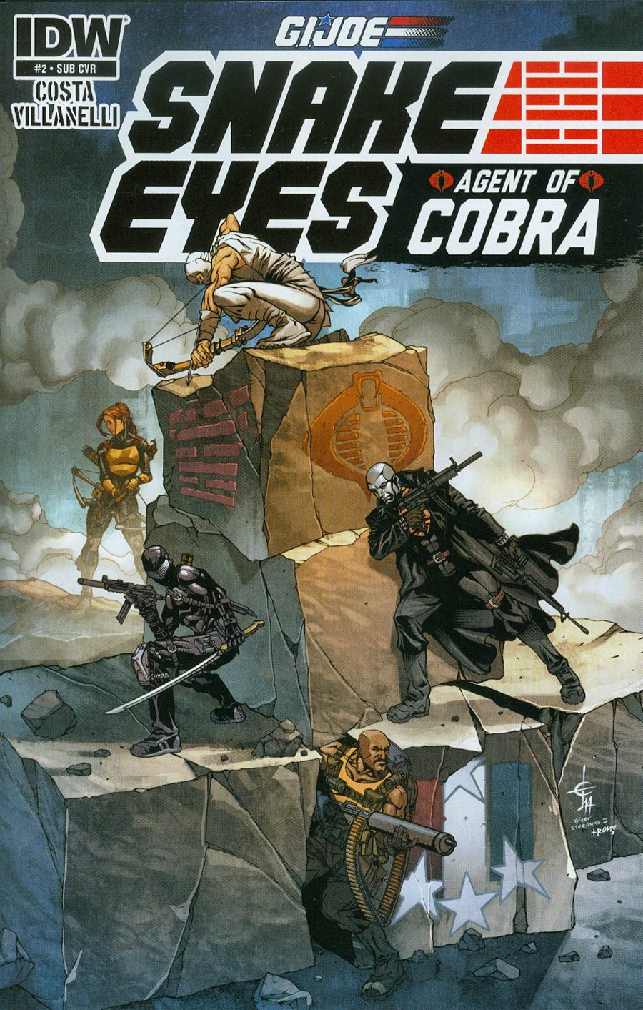 GI Joe Snake Eyes Agent Of Cobra #2 Cover B Variant Drew Johnson Subscription Cover