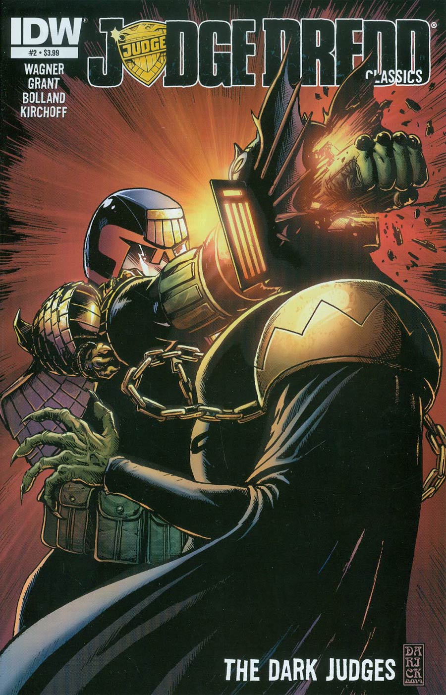 Judge Dredd Classics Dark Judges #2 Cover A Regular Darick Robertson Cover