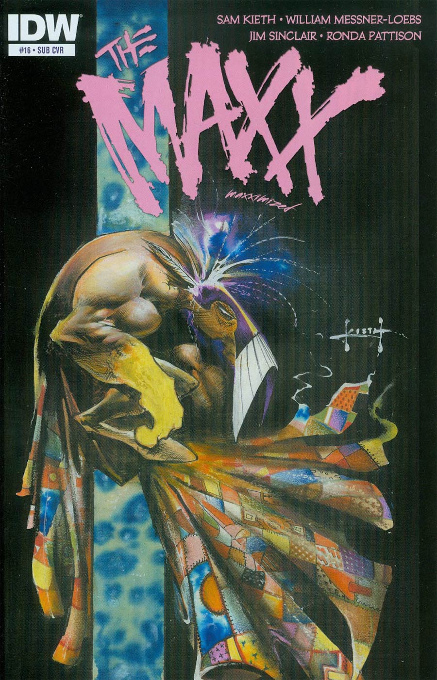 Maxx Maxximized #16 Cover B Variant Sam Kieth Subscription Cover