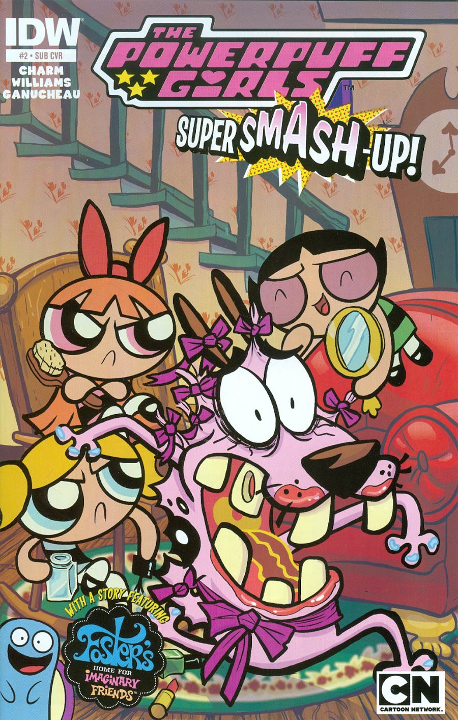 Powerpuff Girls Super Smash-Up #2 Cover B Variant Brooke Allen Subscription Cover