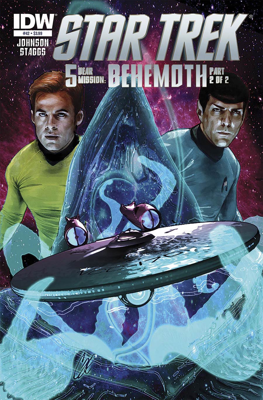 Star Trek (IDW) #42 Cover A Regular Cat Staggs Cover