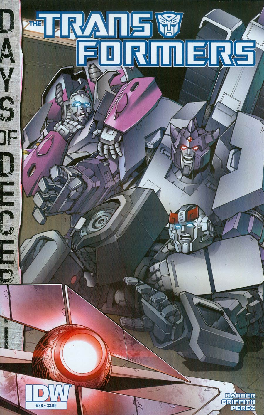 Transformers Vol 3 #38 Cover A Regular Andrew Griffith Cover (Days Of Deception Tie-In)