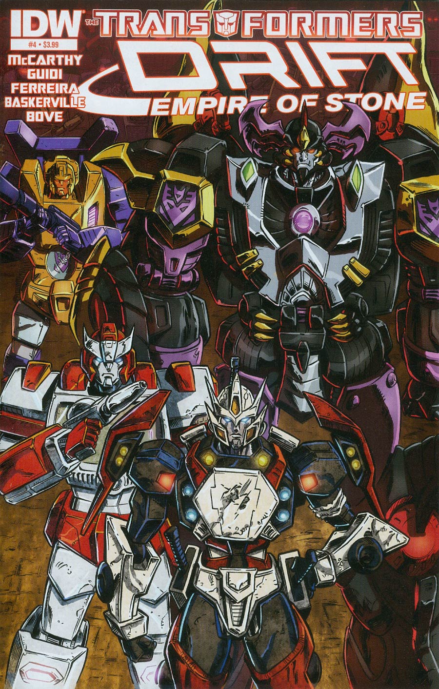 Transformers Drift Empire Of Stone #4 Cover A Regular Guido Guidi Cover