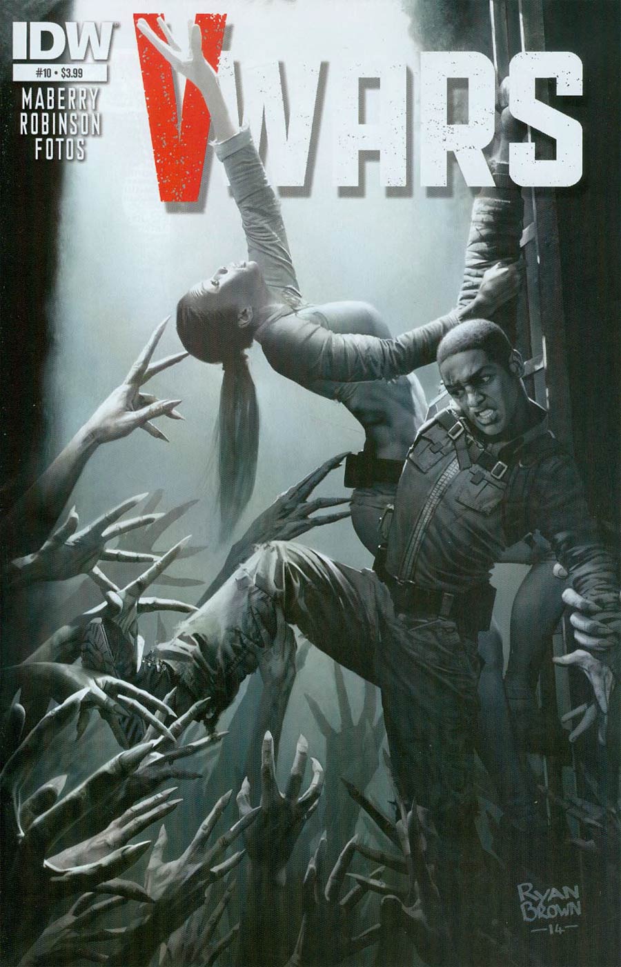 V-Wars #10 Cover A Regular Ryan Brown Cover