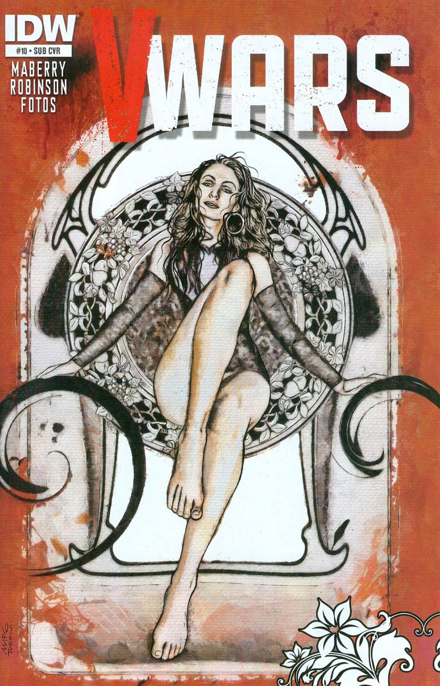 V-Wars #10 Cover B Variant Marco Turini Subscription Cover