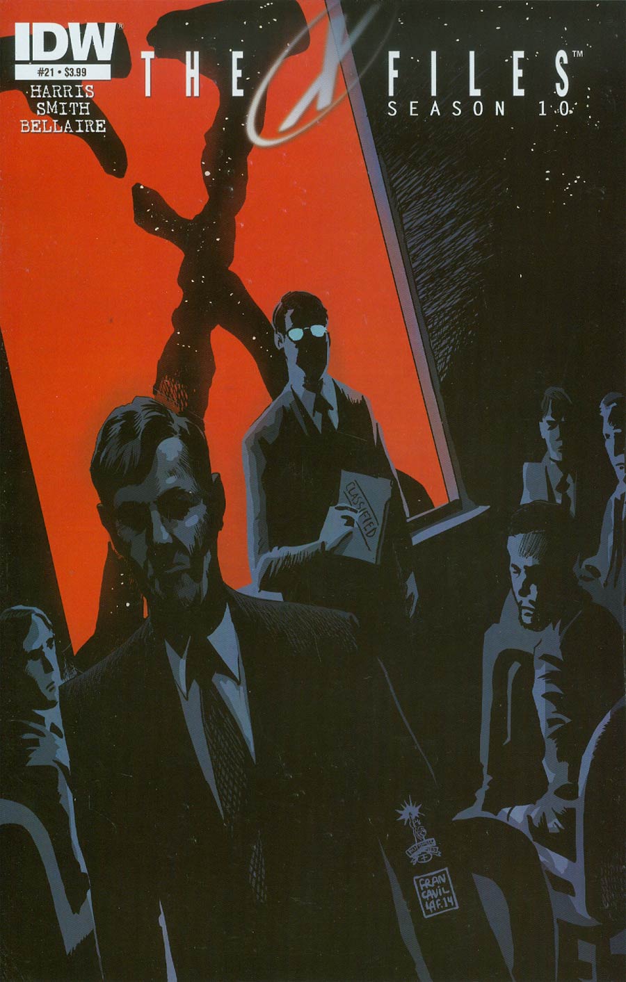 X-Files Season 10 #21 Cover A Regular Francesco Francavilla Cover