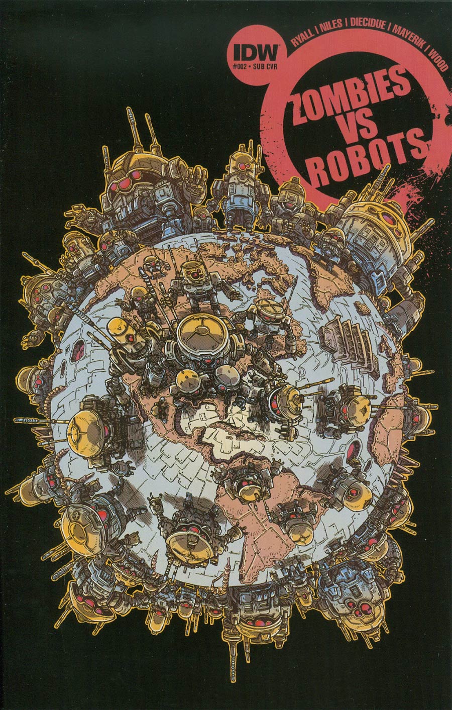 Zombies vs Robots Vol 2 #2 Cover B Variant James Stokoe Subscription Cover