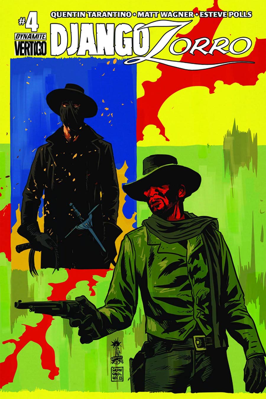 Django Zorro #4 Cover B Variant Francesco Francavilla Cover