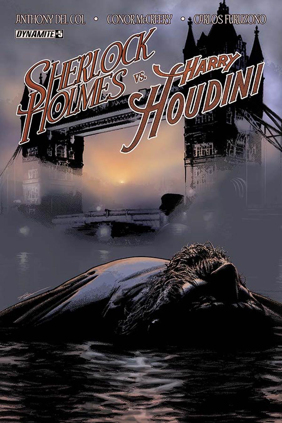 Sherlock Holmes vs Harry Houdini #5 Cover A Regular Aaron Campbell Cover