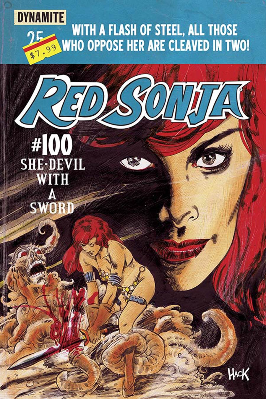 Red Sonja Vol 5 #100 Cover B Variant Robert Hack Cover