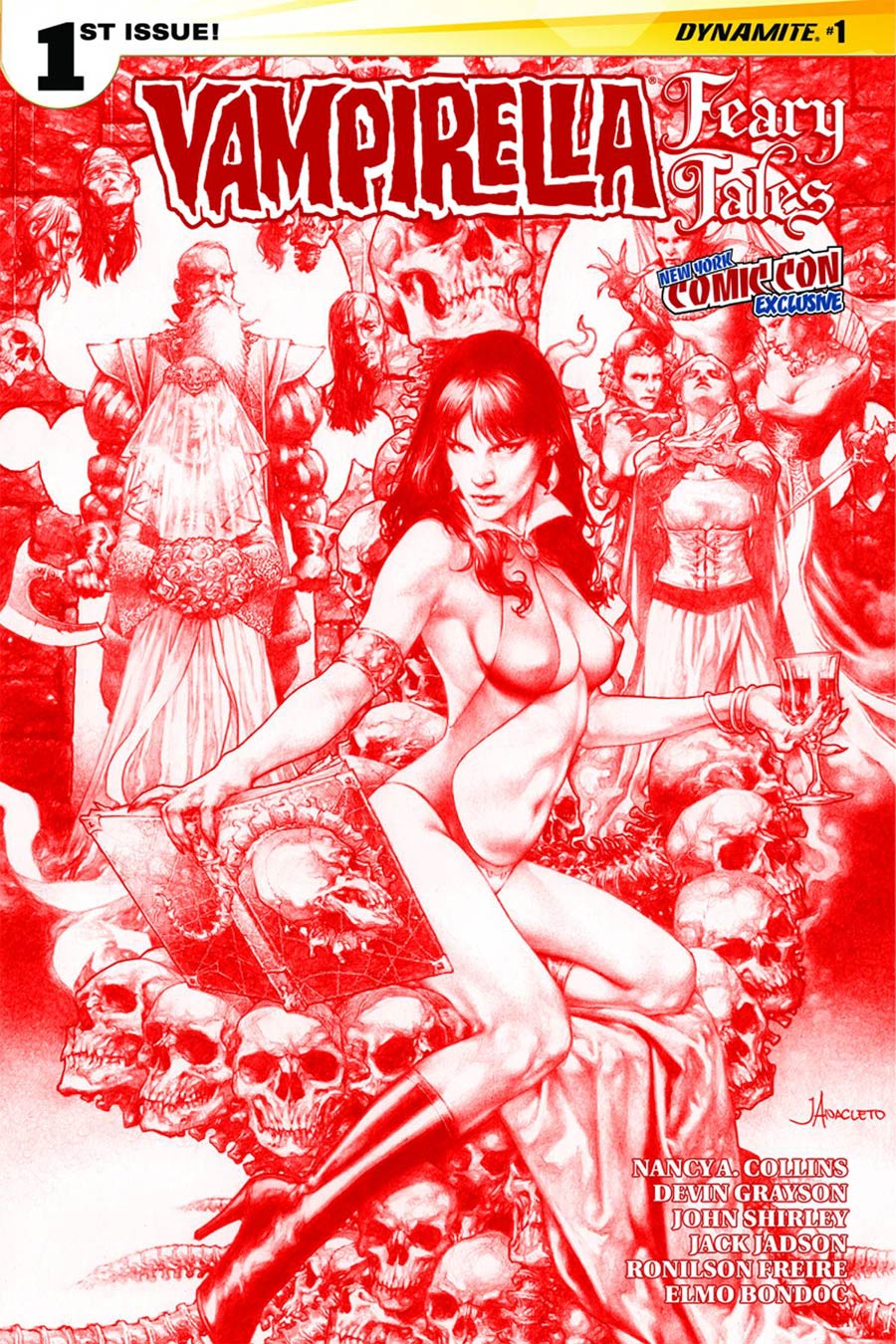 Vampirella Feary Tales #1 Cover M NYCC Exclusive Jay Anacleto Blood Red Cover