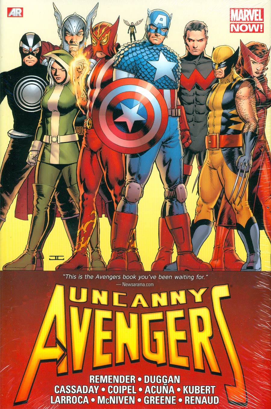 Uncanny Avengers Omnibus HC Direct Market John Cassaday Variant Cover