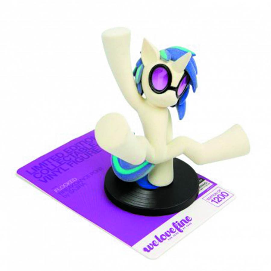 My Little Pony DJ Pon3 Flocked Limited Edition Vinyl Statue