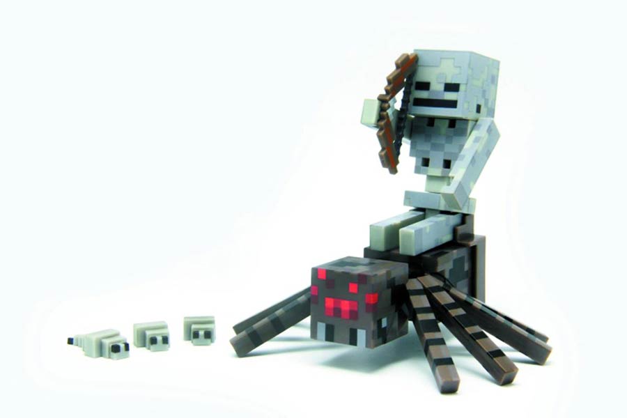 Minecraft 3-Inch Figure - Spider Jockey