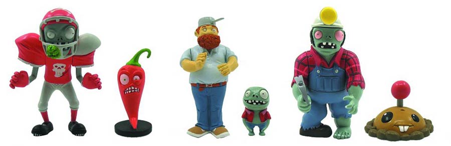 Plants vs Zombies 3-Inch Figure Wave 2 Assortment Case