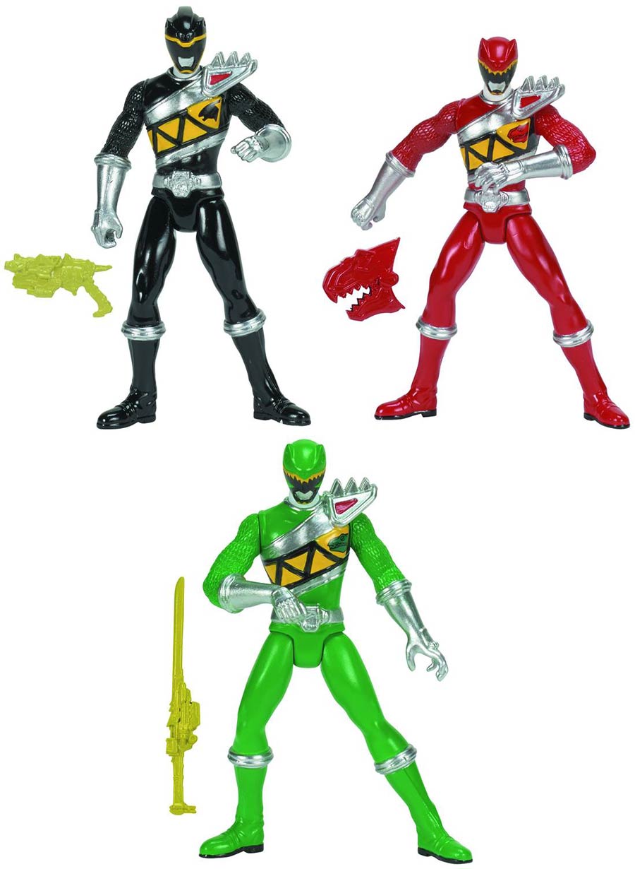 Power Rangers Dino Charge 4-Inch Basic Action Figure Assortment Case