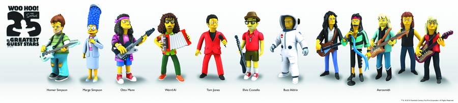 Simpsons 25th Anniversary Guest Star Series 4 5-Inch Action Figure Assortment Case