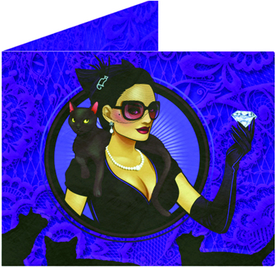 DC Bombshells Previews Exclusive Mighty Wallet - Catwoman