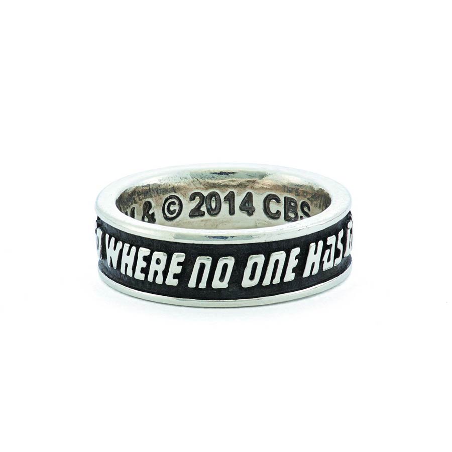 Star Trek Mission Sterling Silver Ring Size 7