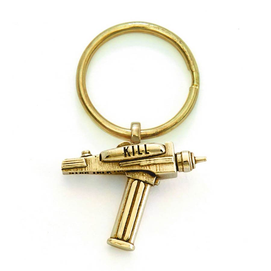 Star Trek Phaser Brass Keyring