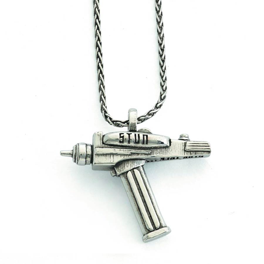 Star Trek Phaser Sterling Silver Necklace - 18-Inch