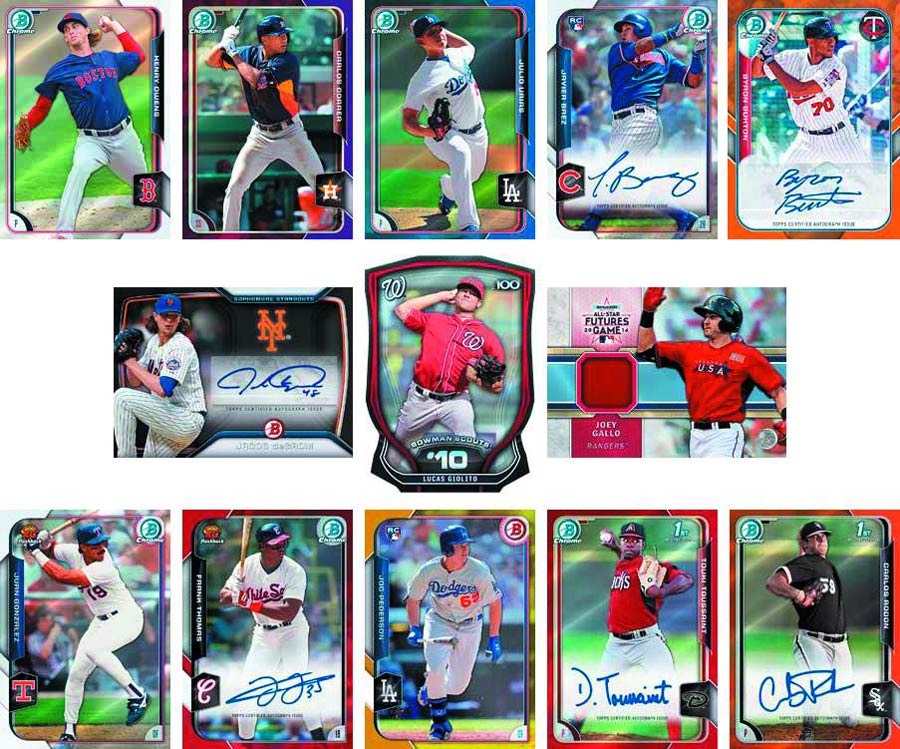 Bowman 2015 Baseball Trading Cards Jumbo Box