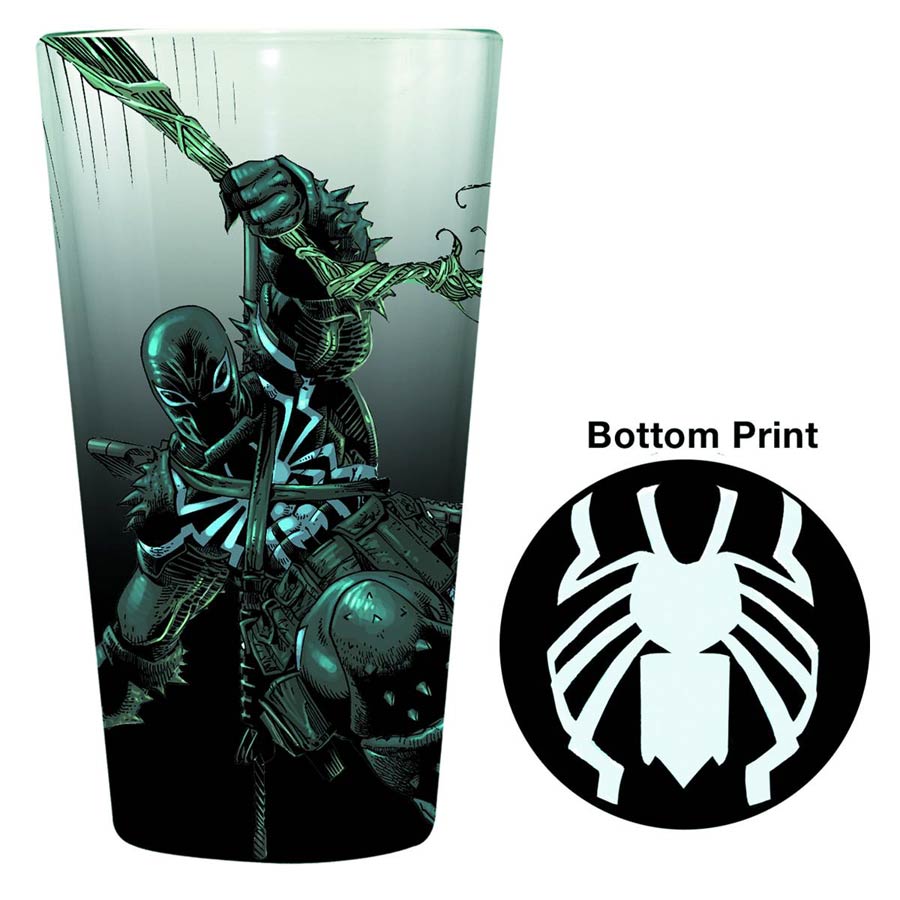Marvel Bottom Pint Glass - Agent Venom
