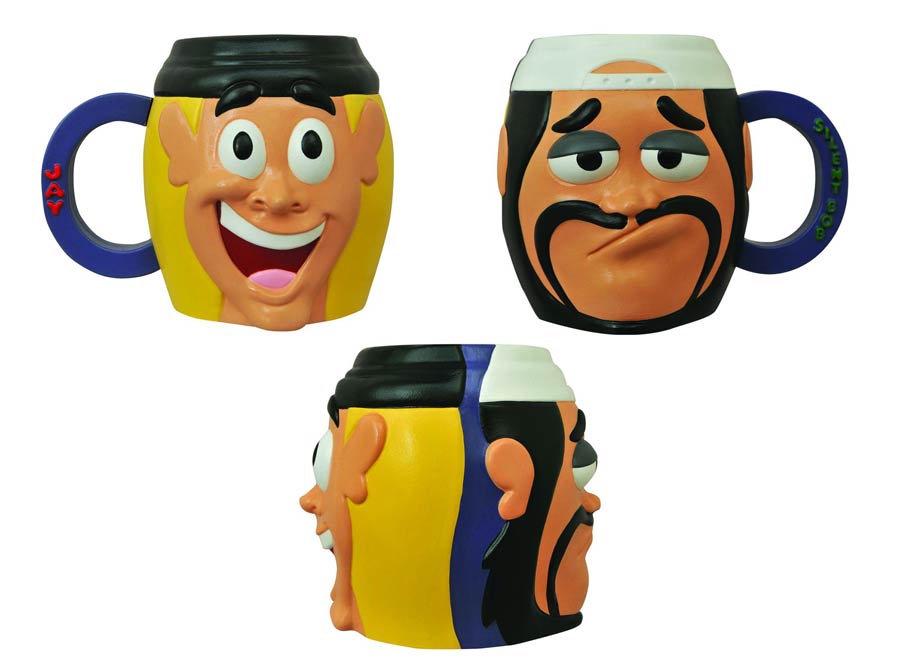 Jay & Silent Bob Super Groovy Cartoon Movie Ceramic Mug