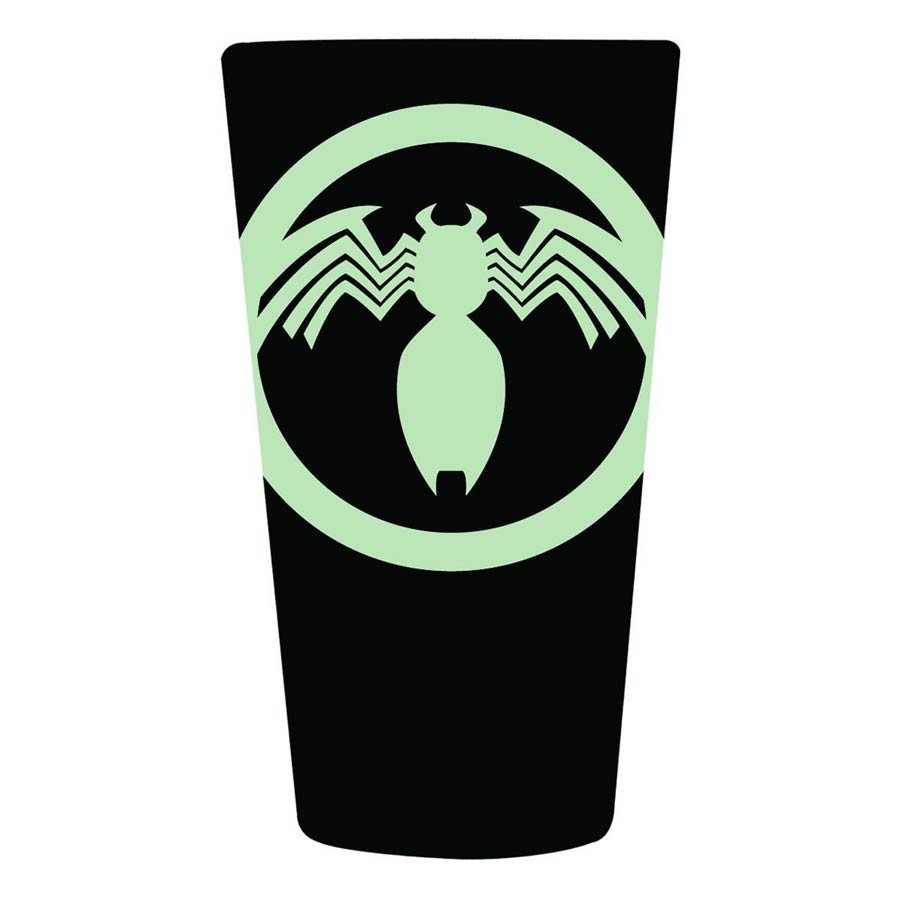 Marvel Glow-In-The-Dark Pint Glass - Venom