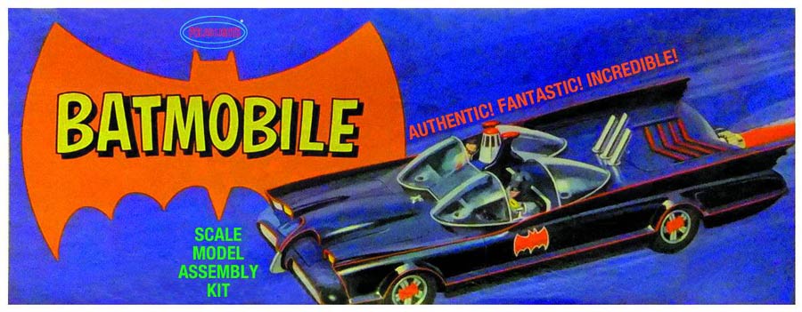 Batman 1966 Batmobile 1/32 Scale Model Kit Purple Box Version