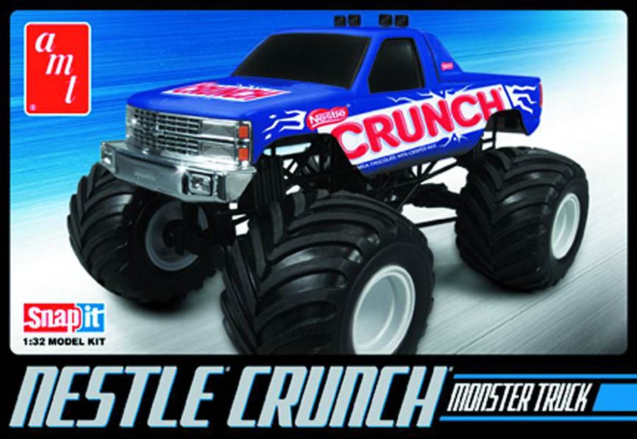 Nestle Crunch Chevy Monster Truck 1/32 Scale Model Kit
