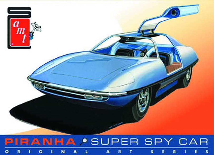 Piranha Spy Car Original Art Series 1/25 Scale Model Kit