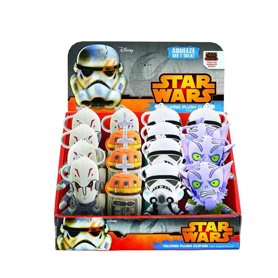 Star Wars Rebels Mini Talking Plush Assortment Case